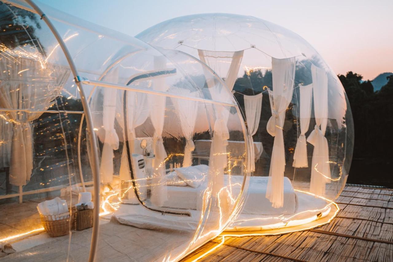The Three Bubble Houses Sai Yok Exterior foto