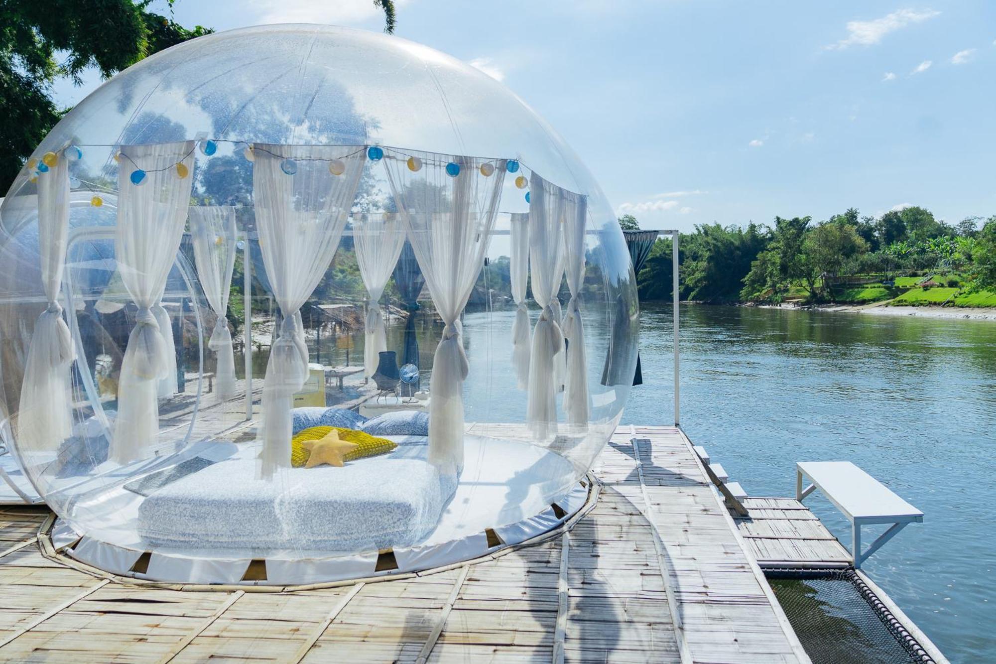 The Three Bubble Houses Sai Yok Exterior foto