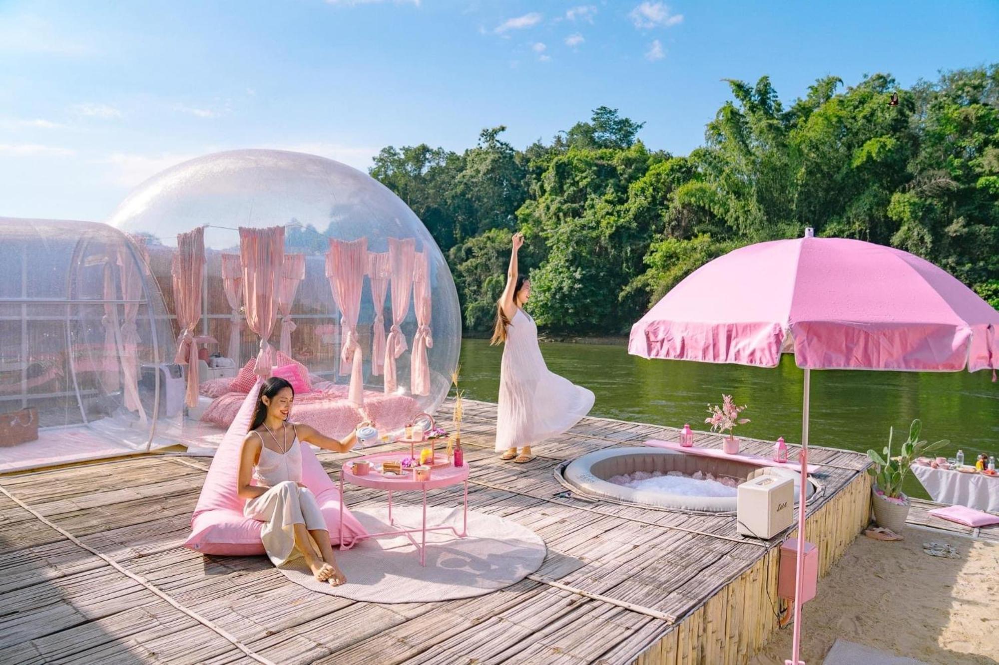 The Three Bubble Houses Sai Yok Exterior foto
