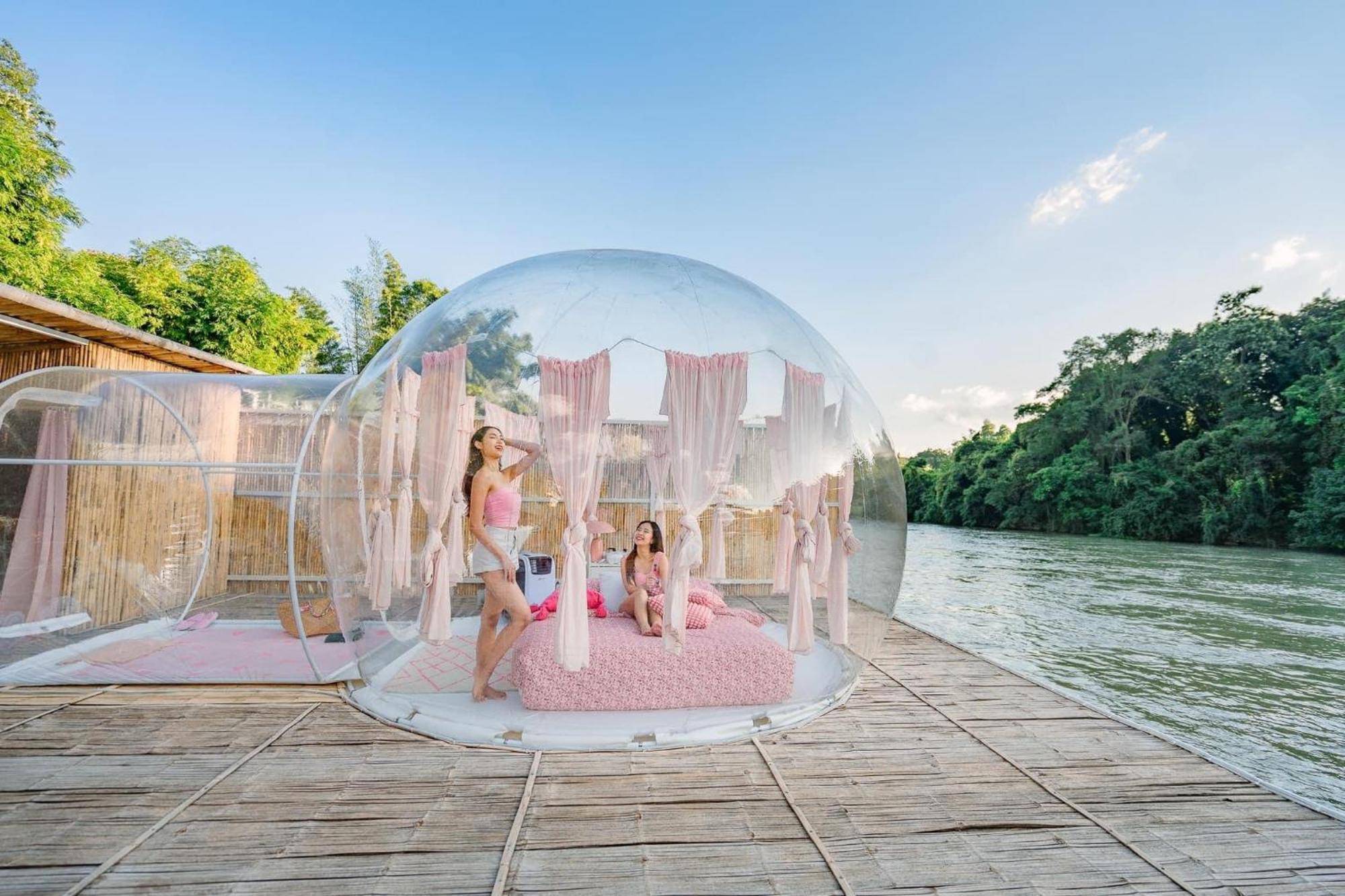 The Three Bubble Houses Sai Yok Exterior foto