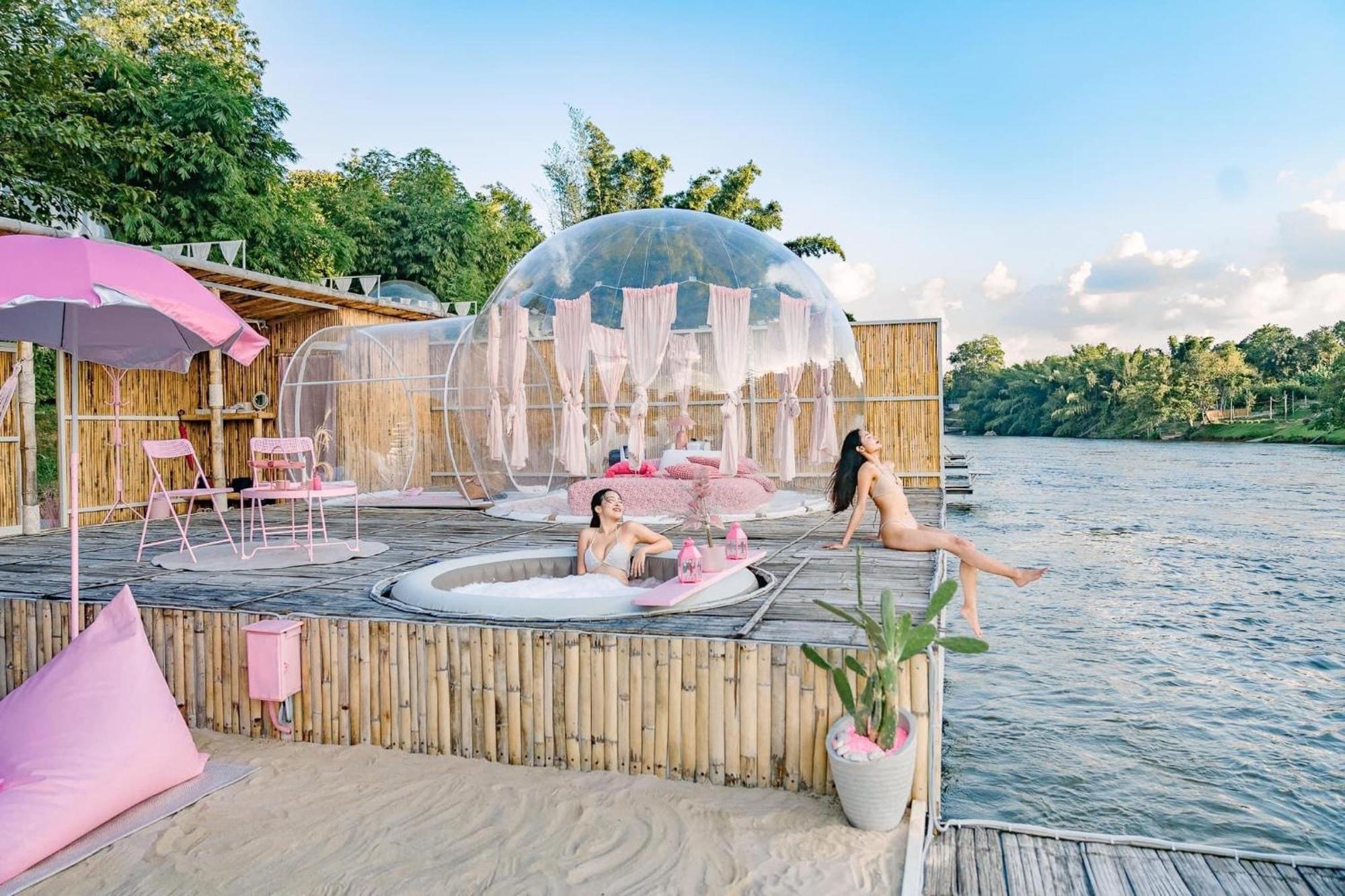 The Three Bubble Houses Sai Yok Exterior foto